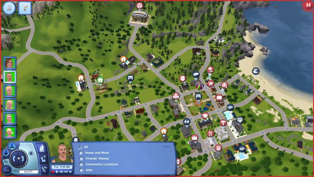 Sims 3 Map